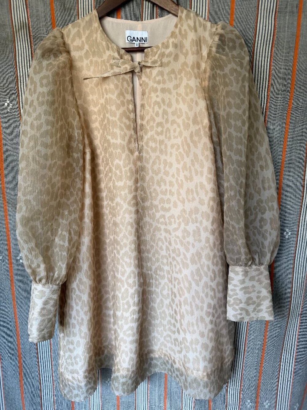 GANNI Leopard Print Dress